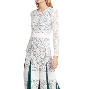 Tory Burch ivory lace mid dress